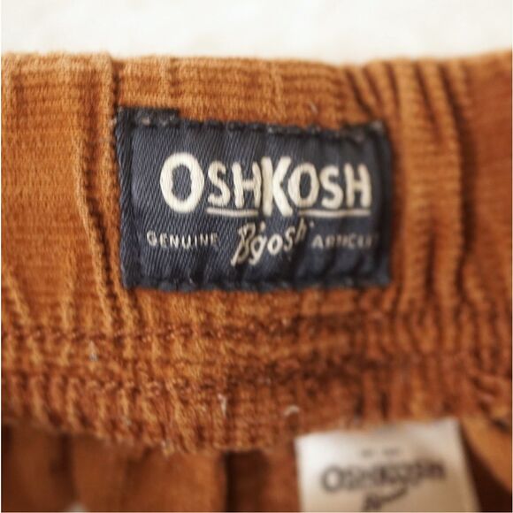 Oshkosh Toddler Brown Corduroy Jogger Pants - Picture 3 of 4